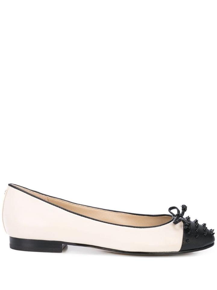 Sam Edelman Studded Ballerina Shoes - White