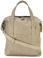 Maison Margiela Sailor Tote Bag, Men's, Grey, Leather/polyester/cotton