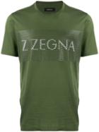 Z Zegna Logo Print T-shirt - Green