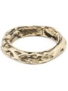 Simona Tagliaferri Wrinkle Ring, Women's, Size: L, Metallic, Gold