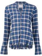 Greg Lauren 'flannel Studio' Shirt, Women's, Size: 1, Blue, Cotton