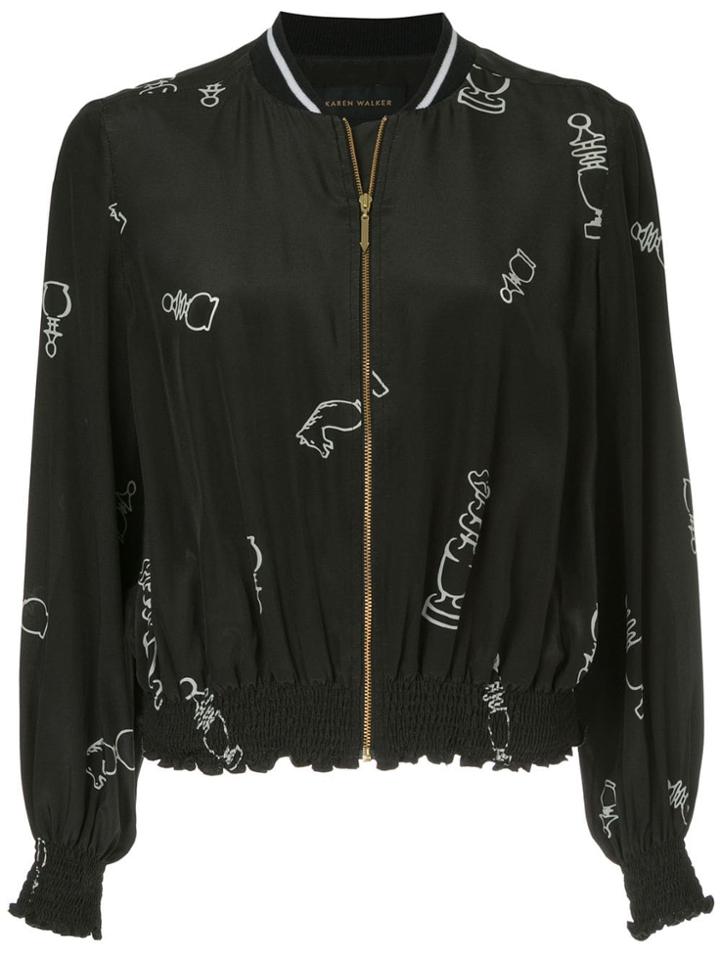 Karen Walker Basic Ending Bomber - Black
