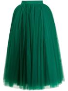 Dolce & Gabbana Circle Tulle Skirt - Green
