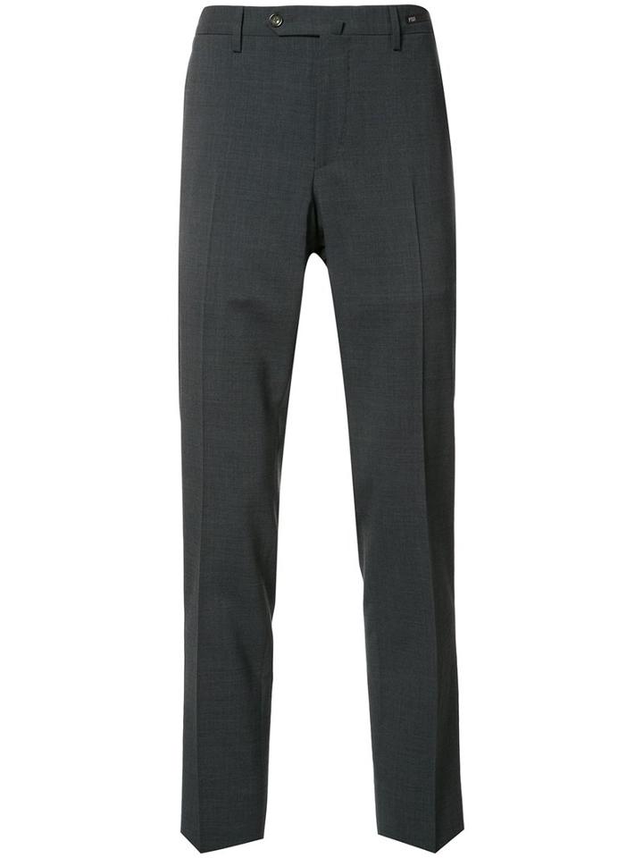 Pt01 Classic Tailored Trousers, Men's, Size: 56, Grey, Wool