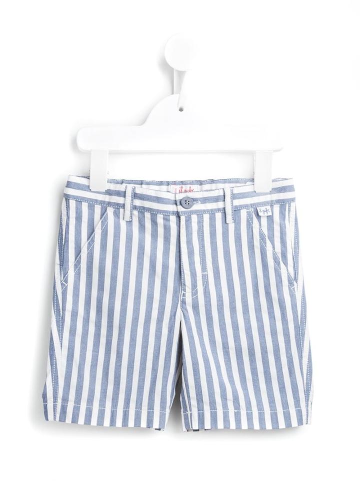 Il Gufo Striped Shorts