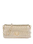 Miu Miu Cloquet Shoulder Bag - Gold