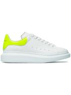 Alexander Mcqueen Fluorescent Yellow Oversized Sneakers - White