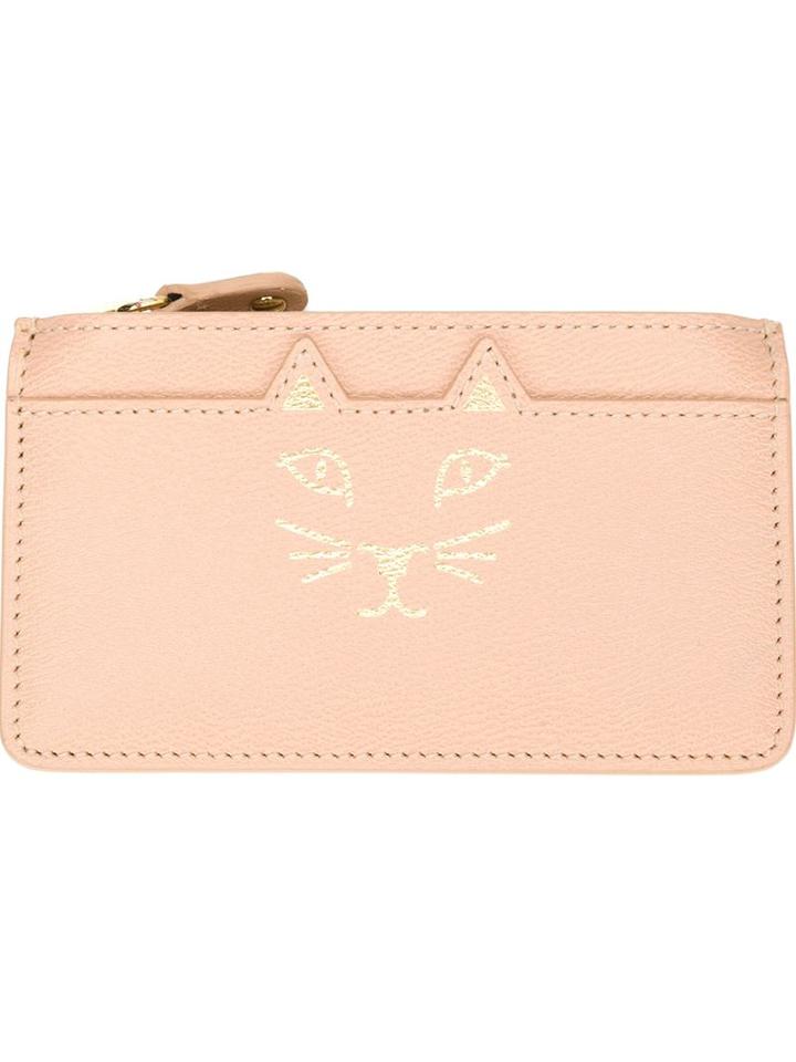 Charlotte Olympia 'feline' Purse, Women's, Nude/neutrals, Calf Leather