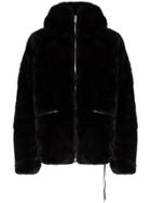 Mastermind Japan Zip-front Skull Motif Coat - Black