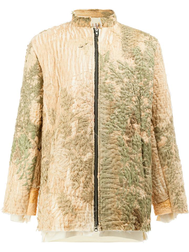 By Walid Zipped Jacket - Nude & Neutrals