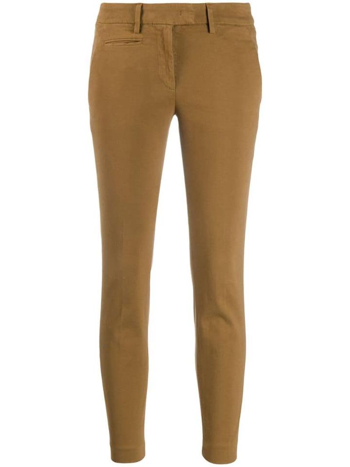 Dondup Classic Cropped Trousers - Brown