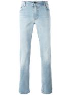 Prada Stonewashed Slim-fit Jeans, Men's, Size: 31, Blue, Cotton/spandex/elastane