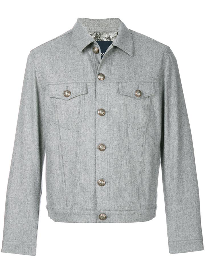 Jacob Cohen Light-weight Fitted Jacket - Grey