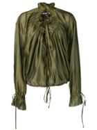 Dsquared2 Ruched Shirt - Green