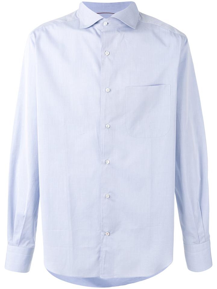 Loro Piana - Alain Smeraldo Shirt - Men - Cotton - Xxxl, Blue, Cotton