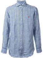 Polo Ralph Lauren Checked Shirt, Men's, Size: Small, Blue, Linen/flax