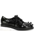 Simone Rocha Lace Up Shoes With Transparent Heel