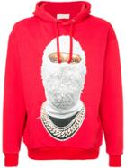 Ih Nom Uh Nit Printed Hoodie - Red