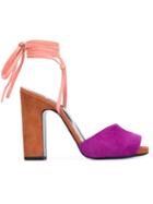 Pierre Hardy Tie Back Chunky Sandals