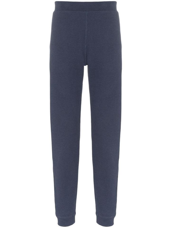 Sunspel Relaxed Cotton Sweatpants - Blue