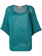 Twin-set Knitted Top - Blue