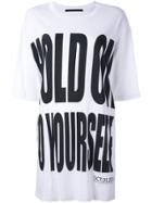 Haider Ackermann 'hold On To Yourself' Oversize T-shirt - White