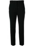 Emilio Pucci Cropped Wool-blend Tailored Trousers - Black