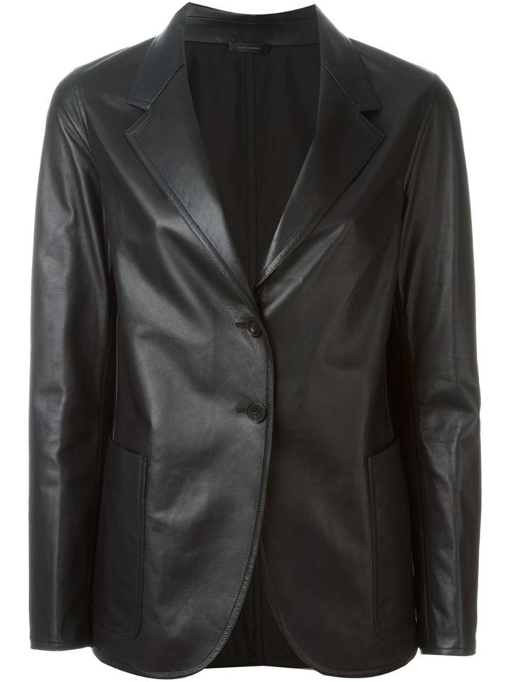 Jil Sander Leather Blazer