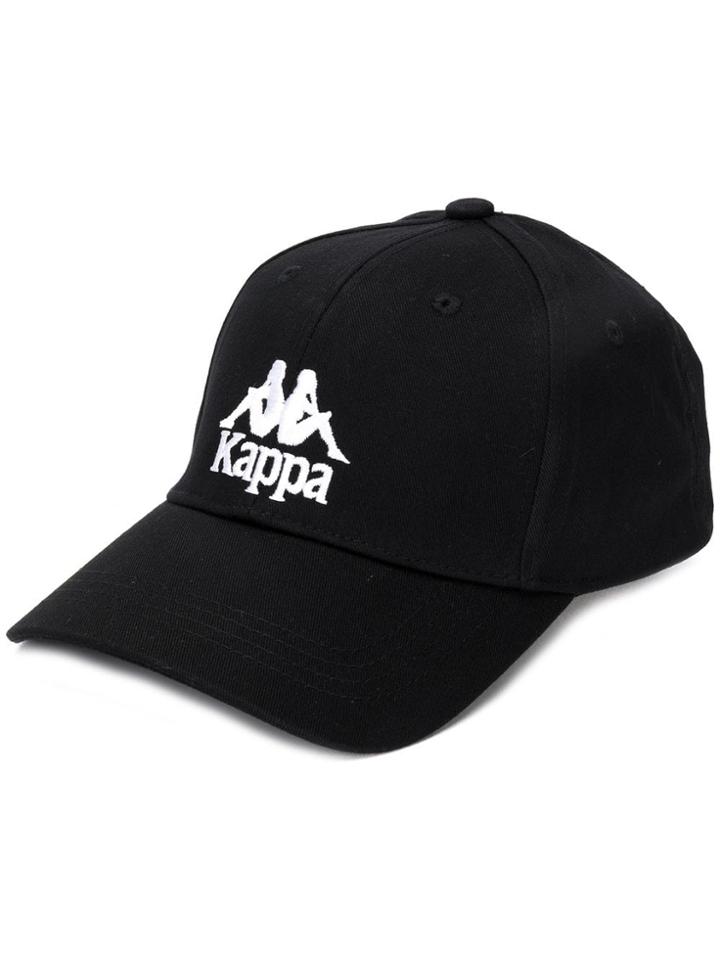 Kappa Embroidered Logo Baseball Cap - Black