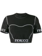 Fiorucci Stitch Detail Tank Top - Black