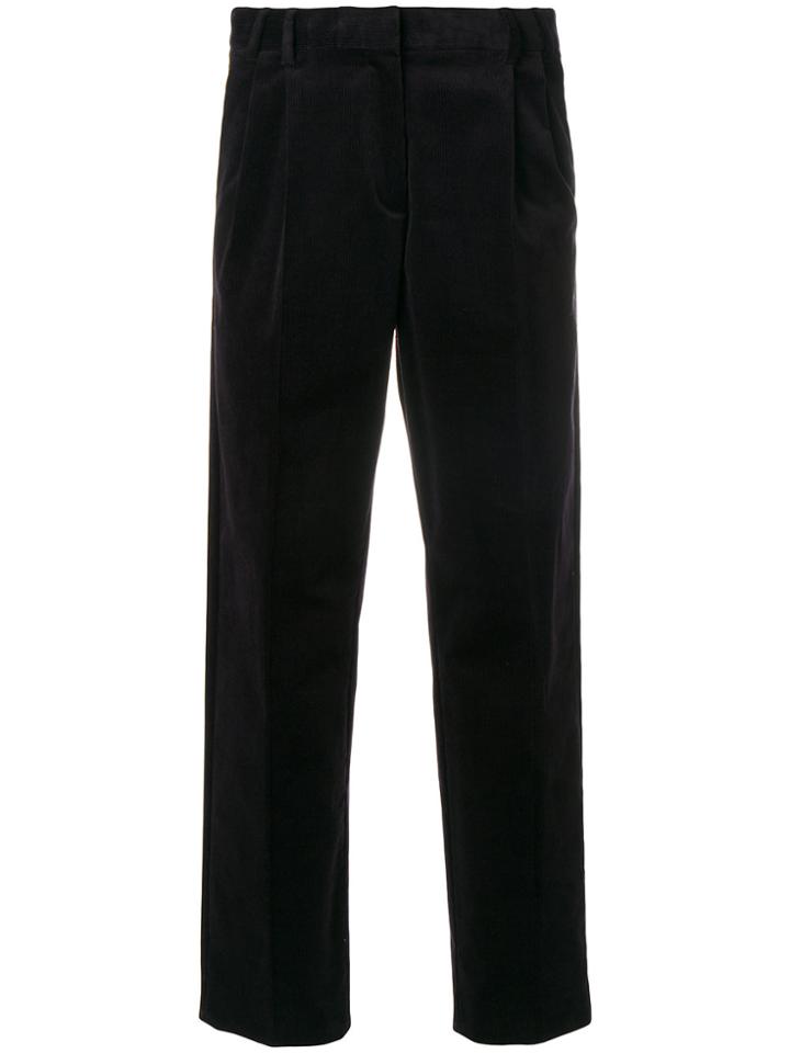 Ps By Paul Smith Cropped Tailored Trousers - Pink & Purple