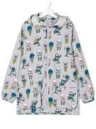 Stella Mccartney Kids Ice-cream Print Parka - Grey