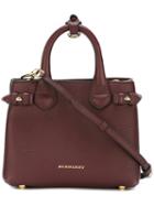 Burberry Square Tote, Women's, Red