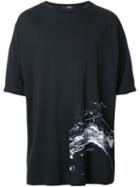 Assin Abstract Print T-shirt, Adult Unisex, Size: Medium, Black, Cotton