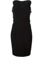 Antonio Berardi Strapless Fitted Dress, Women's, Size: 42, Black, Rayon/acetate/spandex/elastane