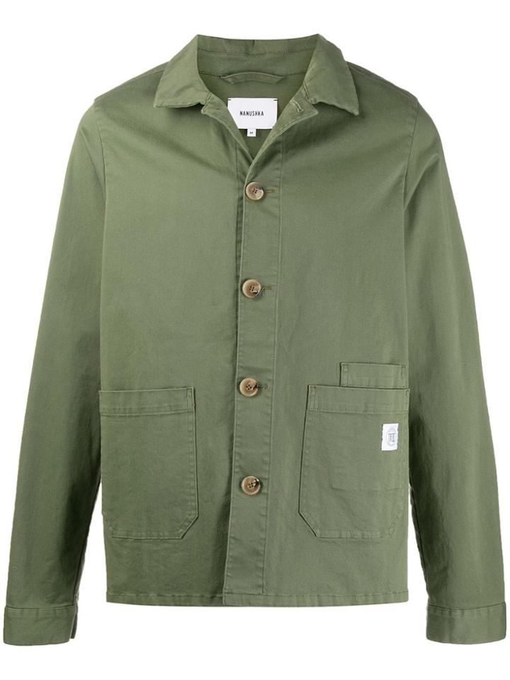 Nanushka Studio Shirt Jacket - Green