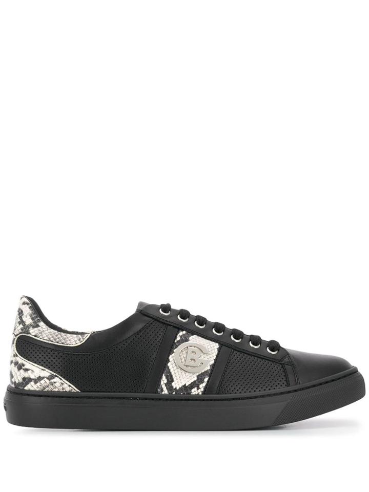 Baldinini Snake Print Sneakers - Black