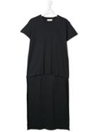 Douuod Kids High Low Hem T-shirt - Blue