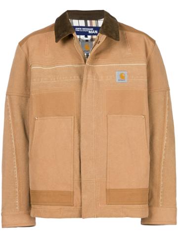 Junya Watanabe Man Junya Watanabe X Carhartt Patchwork Jacket - Nude &