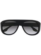 Victoria Beckham Vb141s Aviator-style Sunglasses - Black