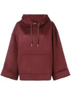 Nanushka Luz Oversized Hoodie Jacket - Red