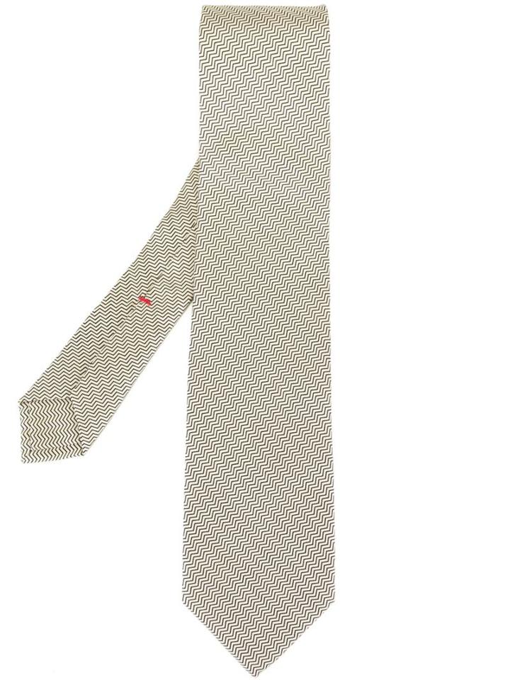 Ulturale Zig-zag Print Tie