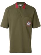 Mcq Alexander Mcqueen Appliqué Patch Polo Shirt - Green