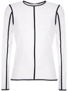 Mara Mac Contrast Details Blouse - Unavailable
