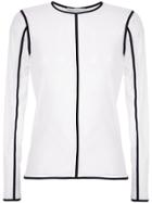 Mara Mac Contrast Details Blouse - Unavailable