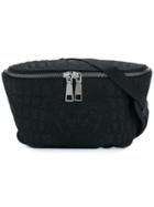 Versace Stitched Medusa Belt Bag - Black
