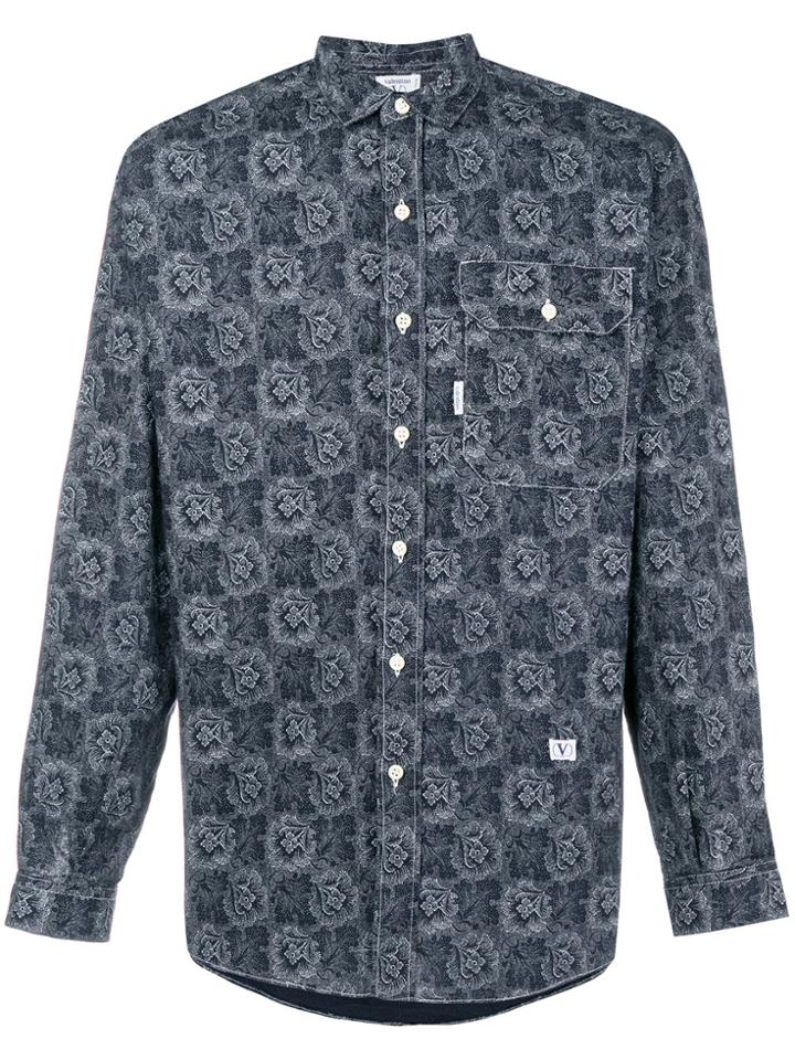 Valentino Vintage Floral Print Shirt - Grey