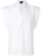 Les Hommes Wrap Shirt - White