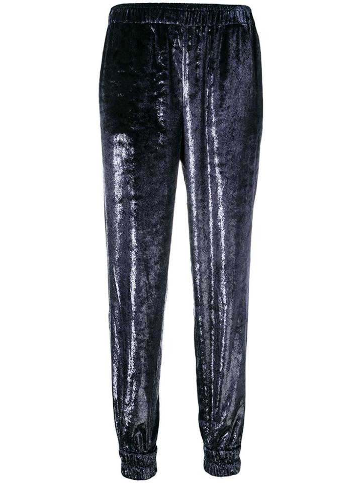Philosophy Di Lorenzo Serafini Metallic Trousers - Blue