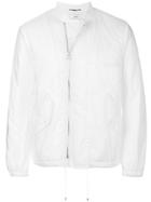 Oamc Asymmetric Zipped Jacket - White